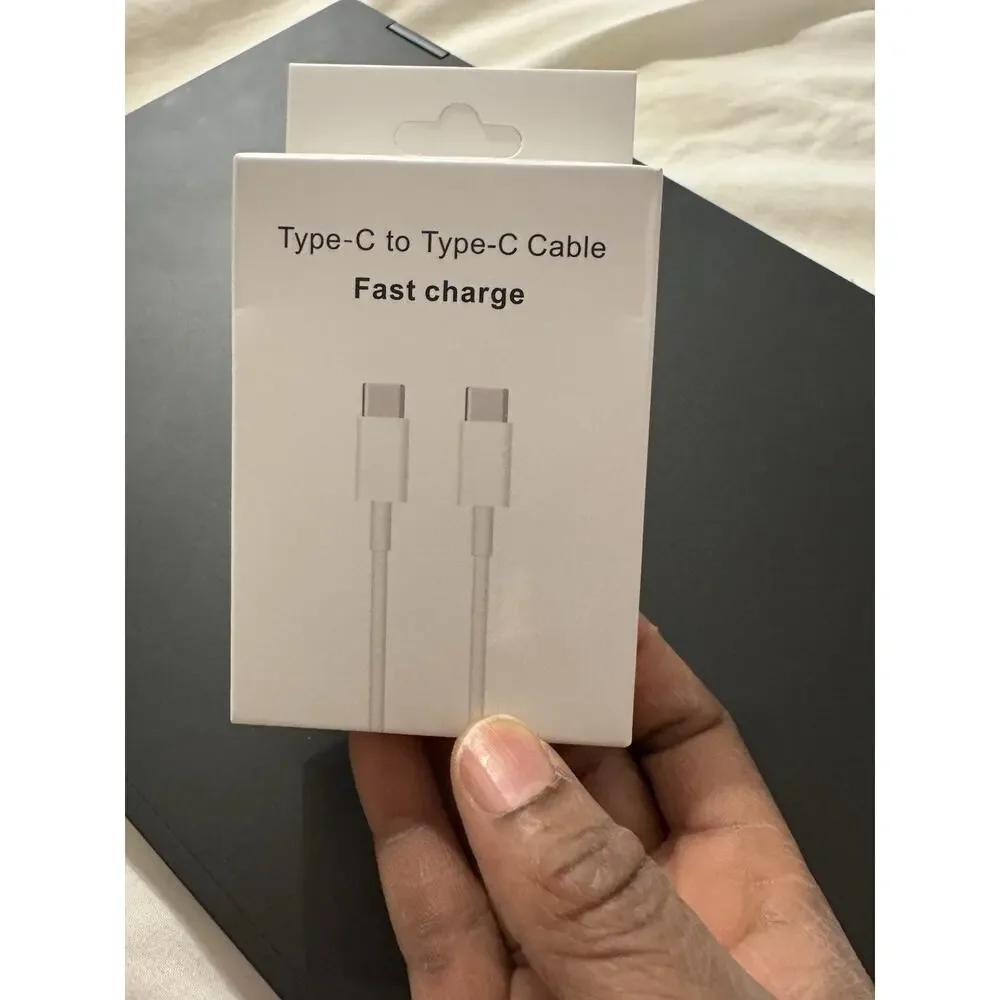 I Phone 15,16,17, Android Cable Faste Charging Tape -C to Type-C New With Box